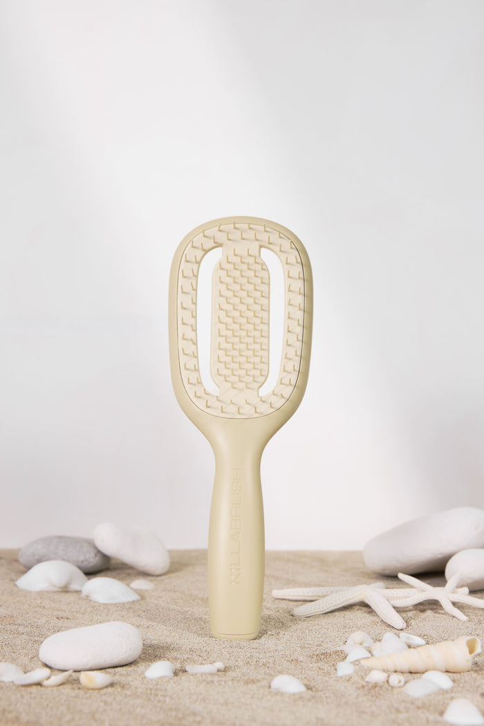 KILLABRUSH antimicrobial vented hair brush in sand beige — Sand
